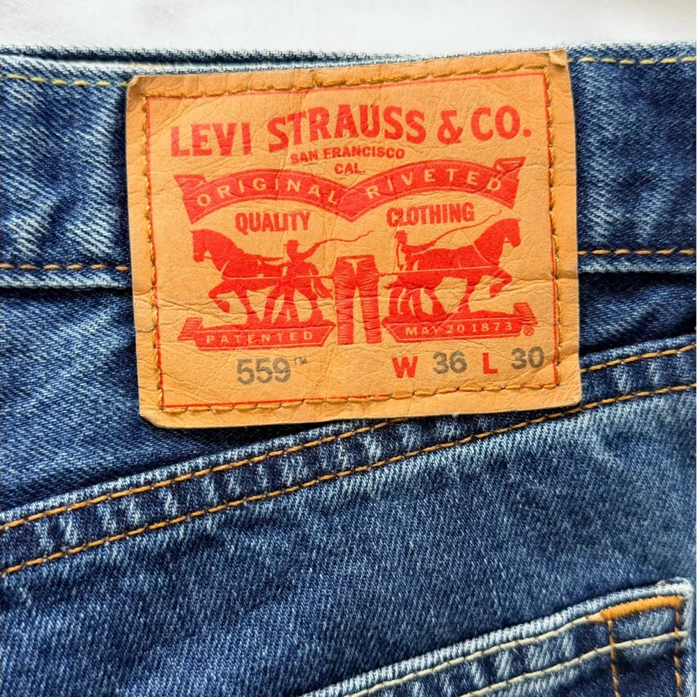 Levi's Men's Straight-Leg Dark Indigo Jeans